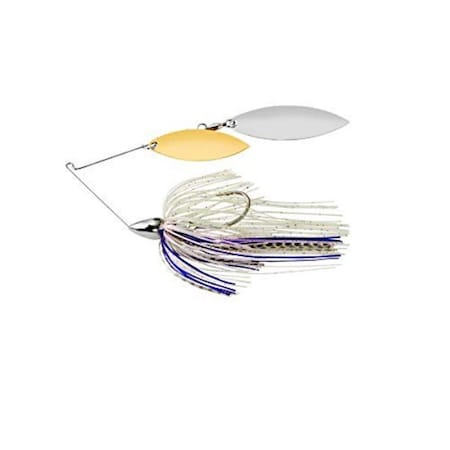 Gran Momento Nickel Frame Double Willow Spinnerbait Purple Shad Fishing Lure GR2981377